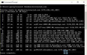 How to Run a Traceroute on Windows: Successful result
