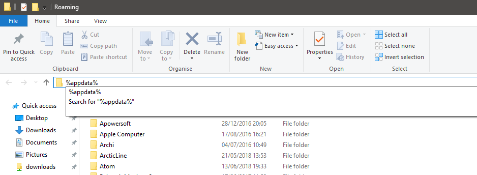 Where Can I Find Application Data folder in Windows 10?
